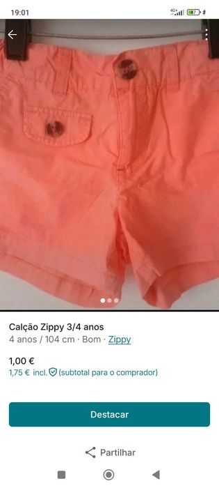 Roupa várias idades