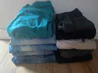 Zestaw spodni jeansy eleganckie legginsy sportowe ocieplane