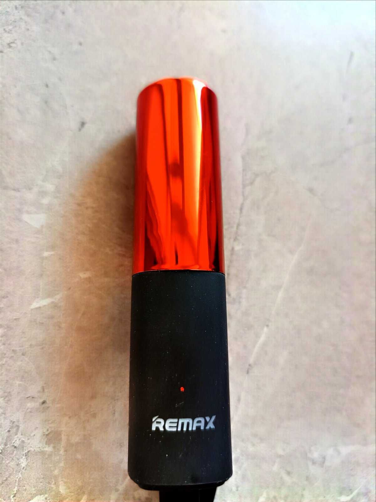 Павербанк, 2400 mAh, помада, remax