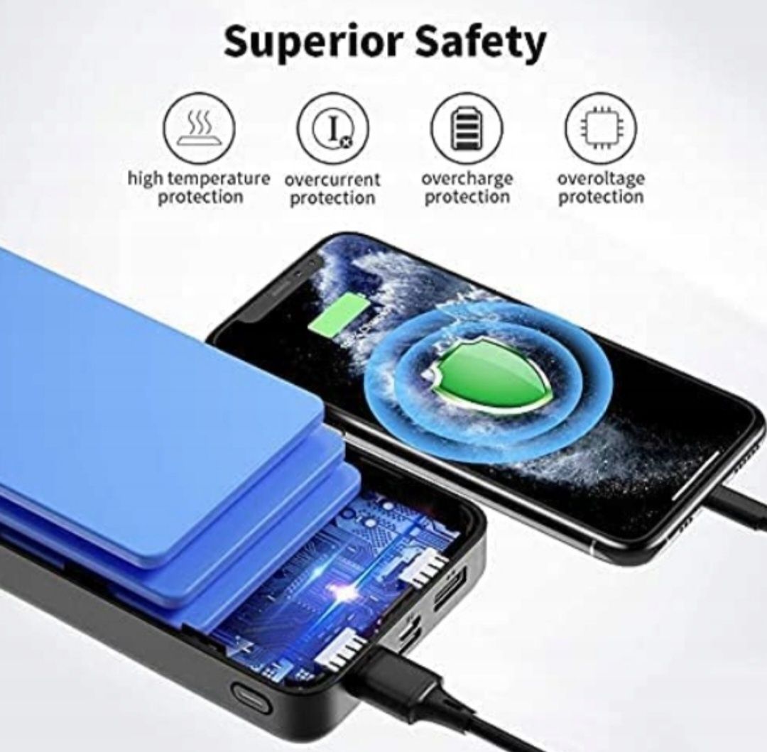Powerbank Bextoo 30000 mAh czerwony