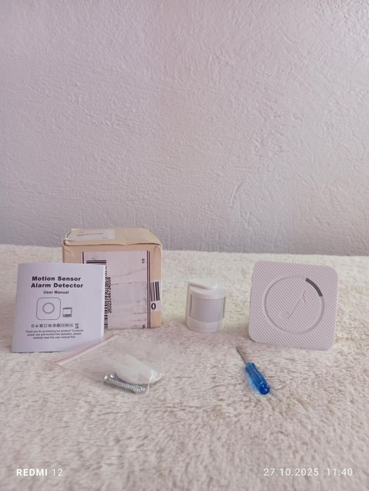 Bezprzewodowy czujnik ruchu z alarmem