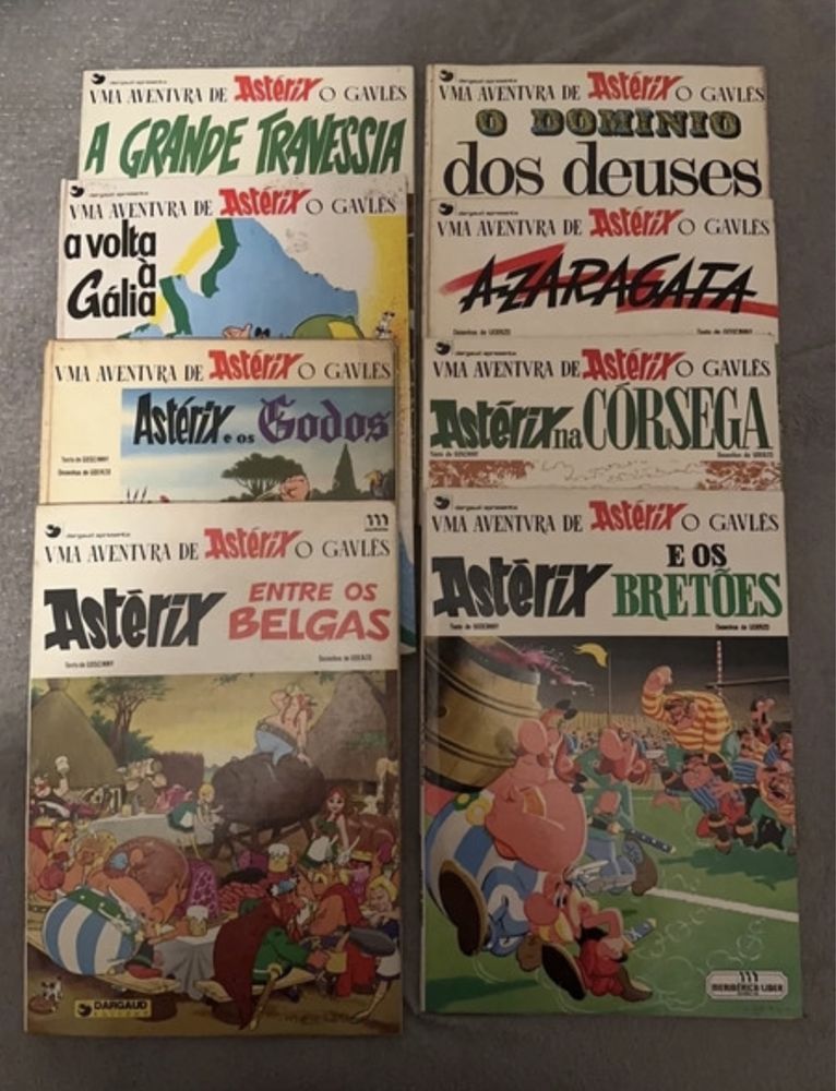 Banda Desenhada Asterix - anos 90 meribérica