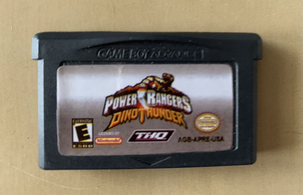 Gra kartridż do Game Boy Advance Power Rangers Dino Thunder