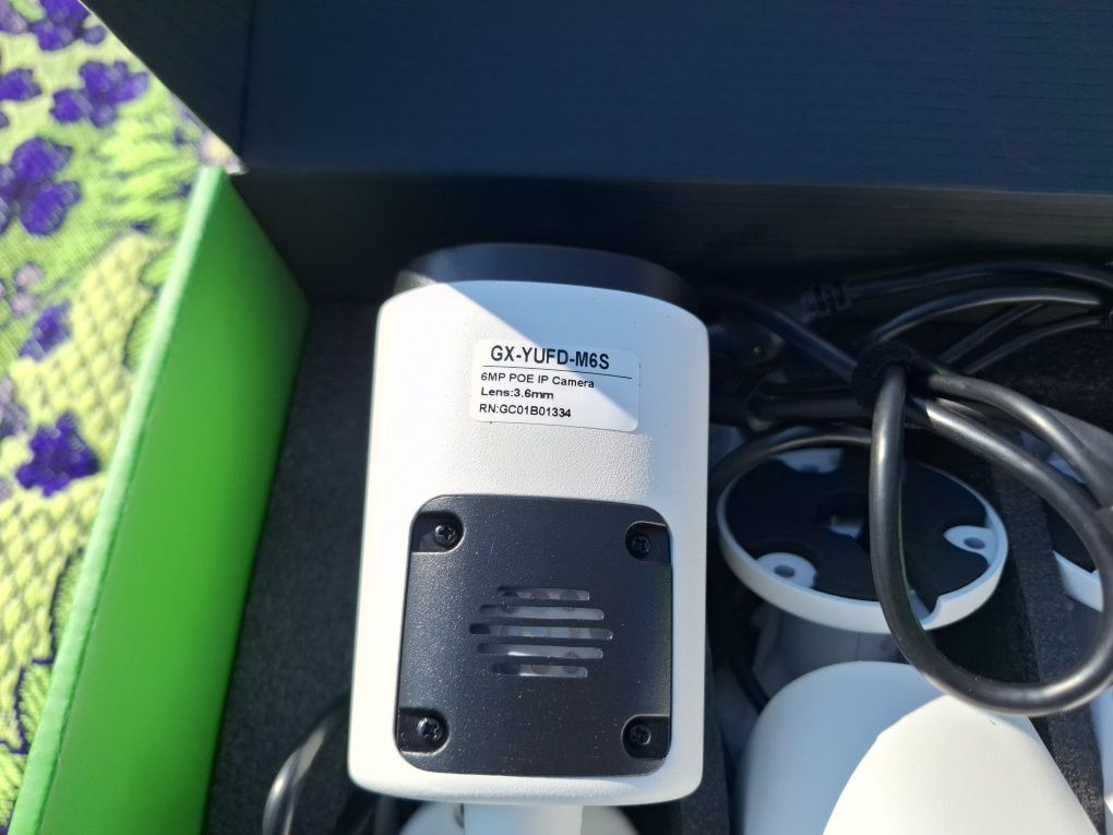 Комплект відеонагляду POE/G.Craftsman 6mp sony imx335/Камера