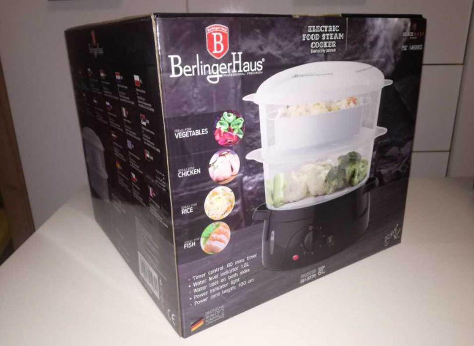 NOWY parowar Berlinger Haus do gotowania na parze