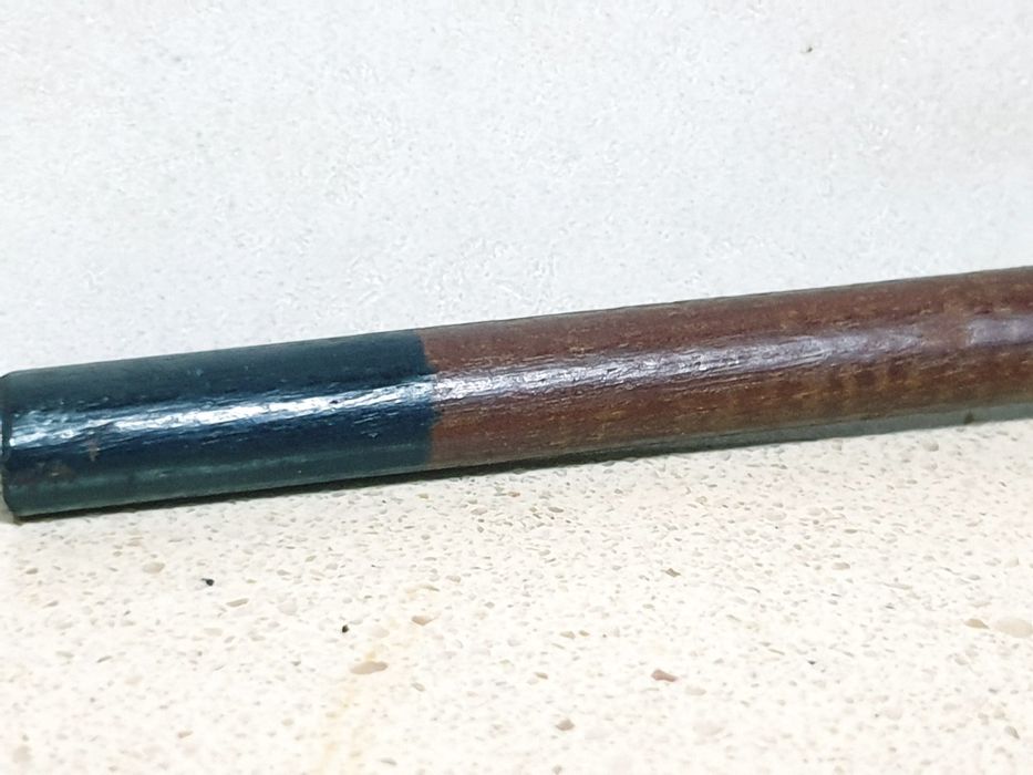 bengala africana - castão cara esculpida em madeira exótica