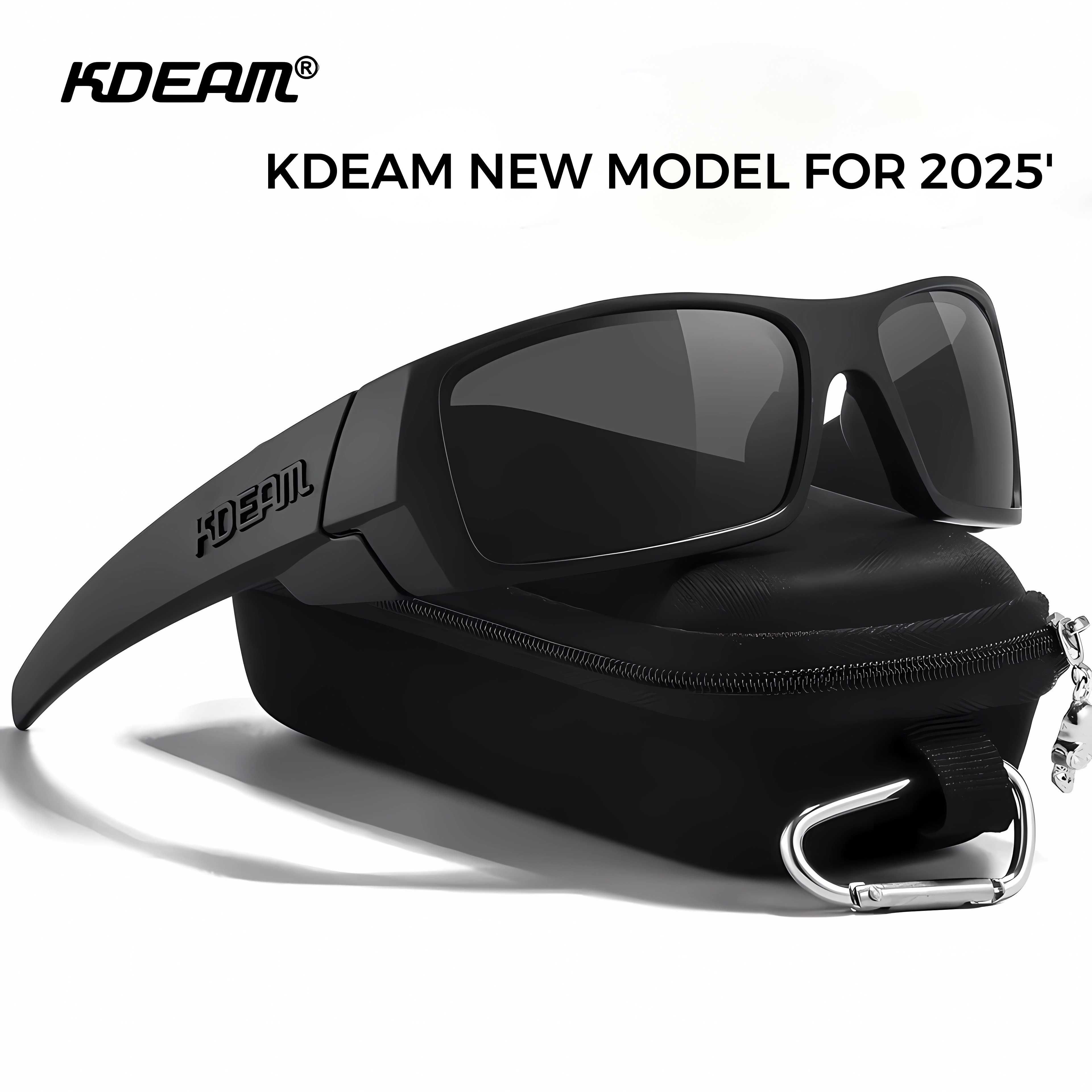 OKULARY PRZECIWSŁONECZNE. Polaryzacyjne. Matte Black. Sportowe. Męskie
