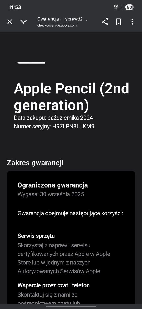 Apple pencil gen 2 rysik do rysowania iPad air iPad pro
