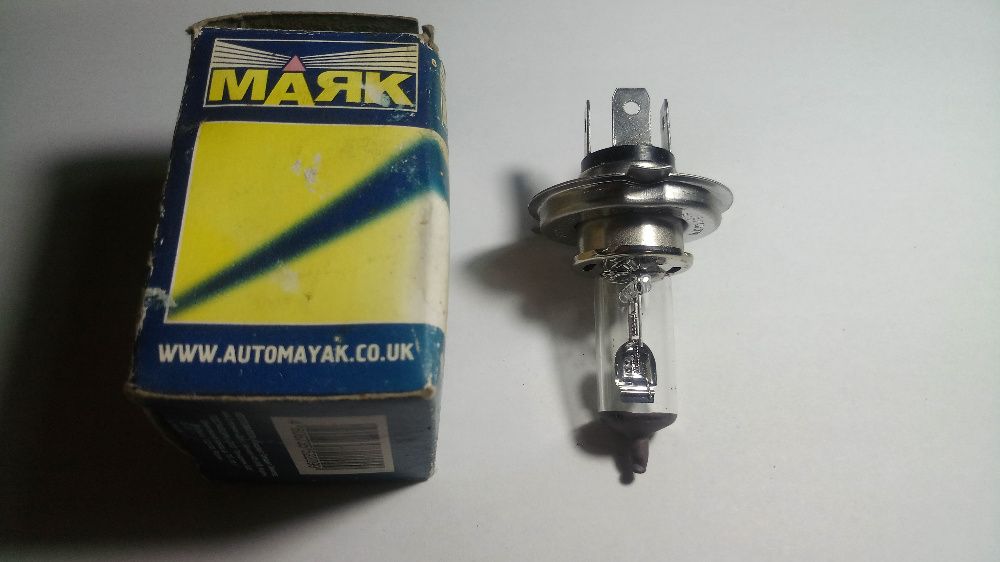 Лампа галогенная МАЯК H4 60/55W 12V Корея