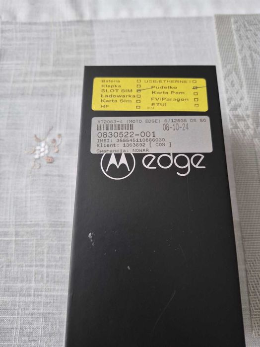 Telefon Motorola EDGE 6 GB / 128 GB 5G jak nowa