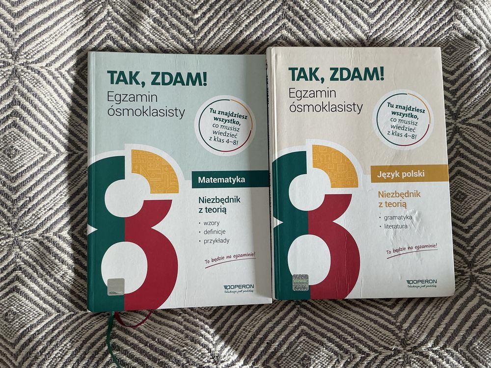 Tak, zdam język polski i matematyka egzamin ósmoklasisty