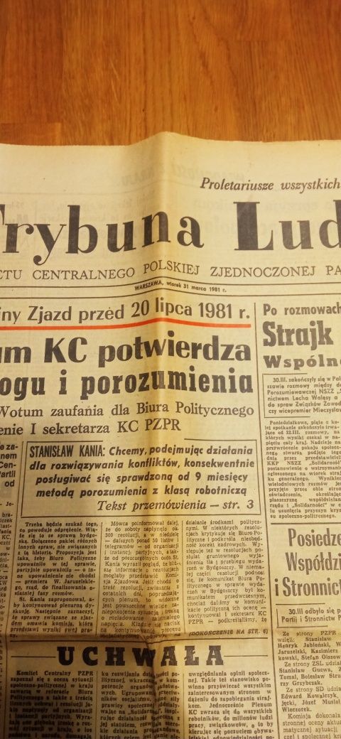 Trybuna Ludu z 31.03.1981