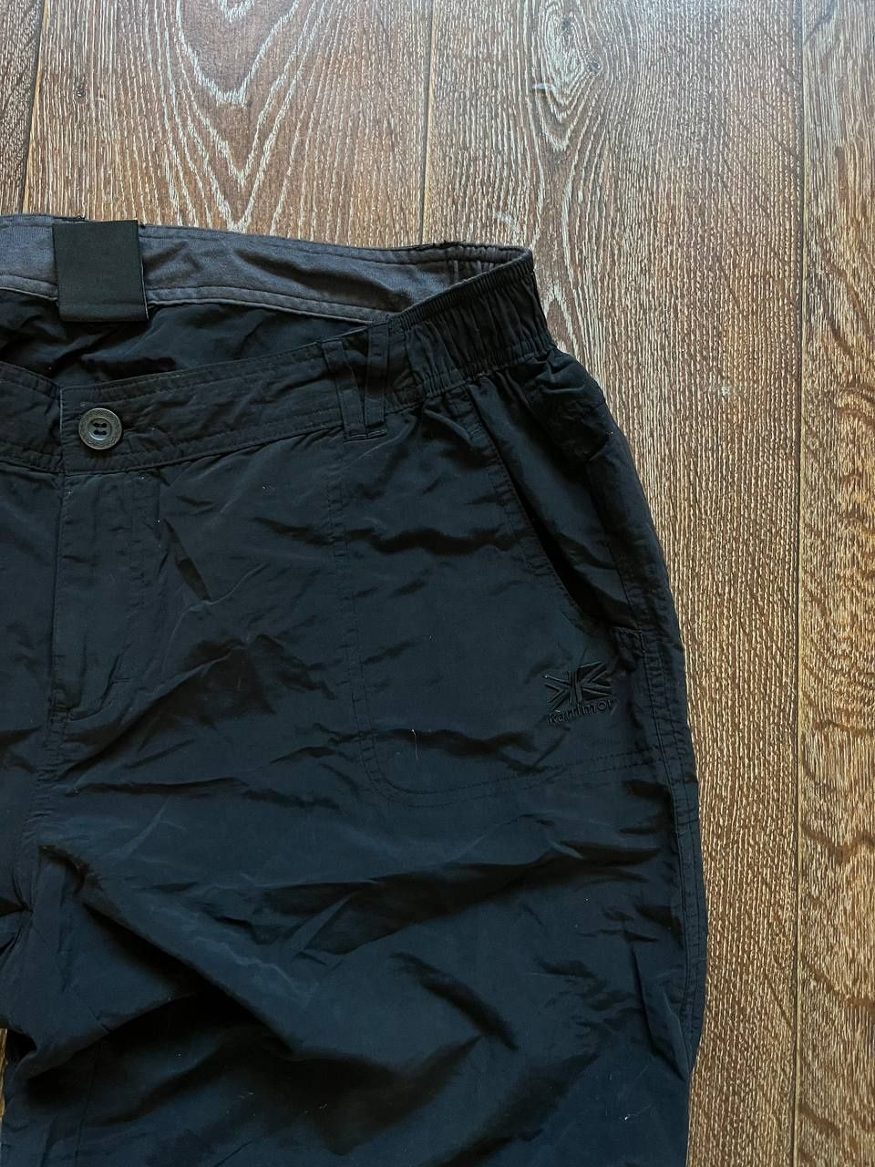 Чорні трекінгові карго штани Karrimor x Jack Wolfskin  gorpcore outdoo