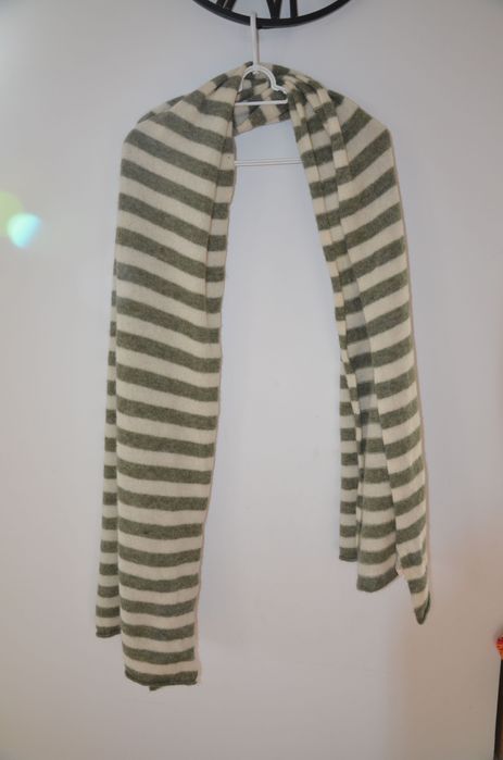 Arnie Says szal szalik palace  virgin wool zielony/ecru