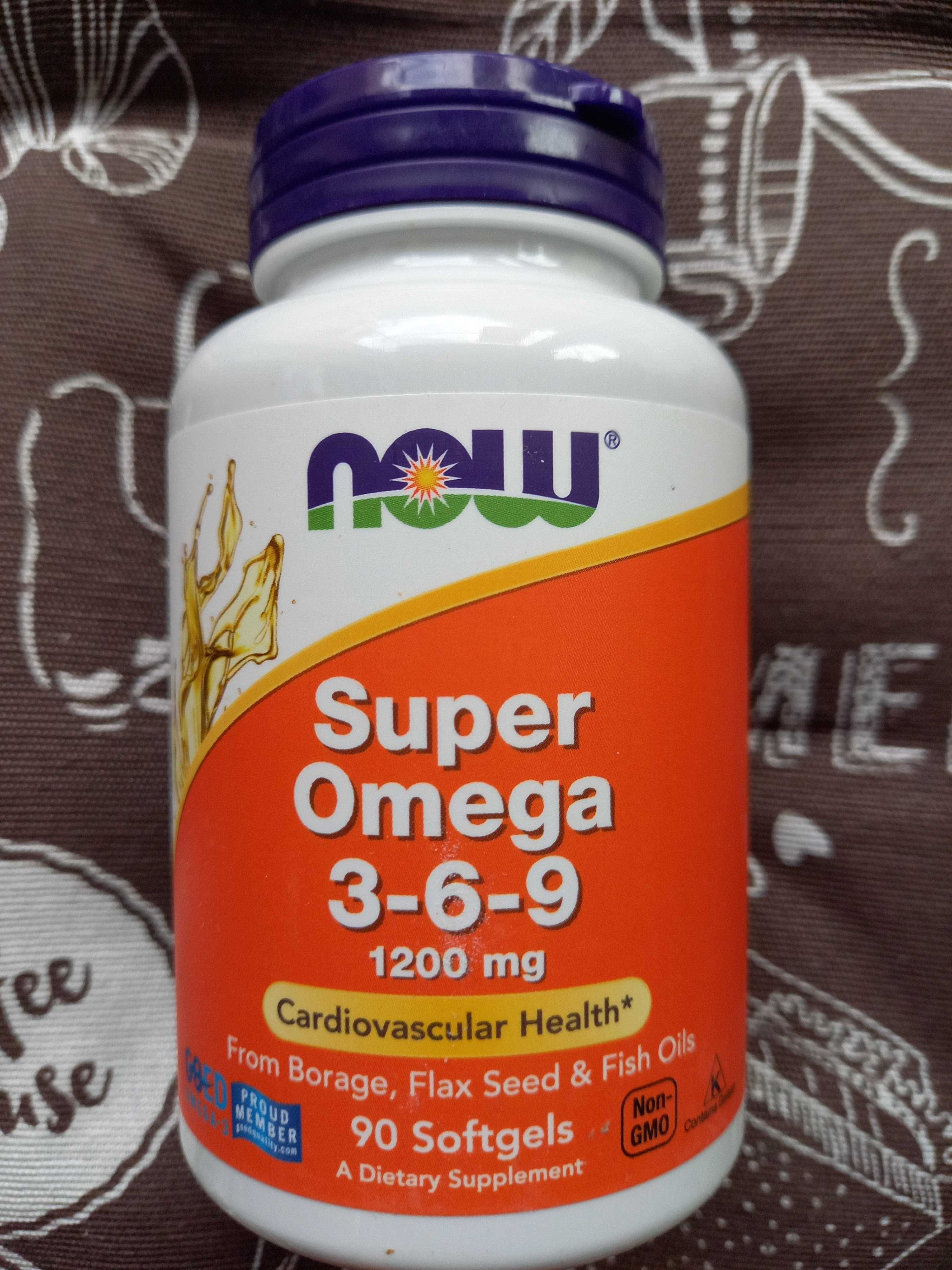 Now foods super omega 3 6 9 супер омега концентрат Рибячий жир