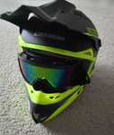 CASSIDA KASK Motocyklowy CROSS L plus Google kameleon