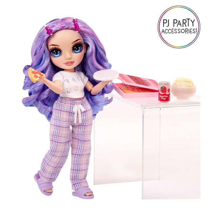 Лялька Rainbow High Jr PJ Party Violet - Рейнбоу Хай Віолетта