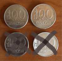 Moneta 100 złotych 1990 rok RP