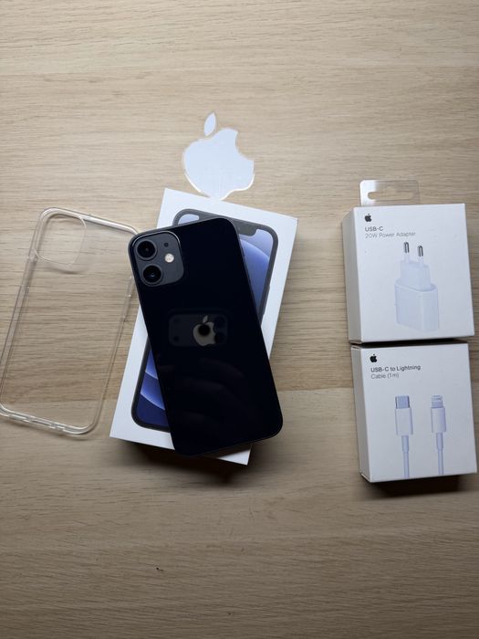 iPhone 12 mini 64gb czarny bateria 100% komplet