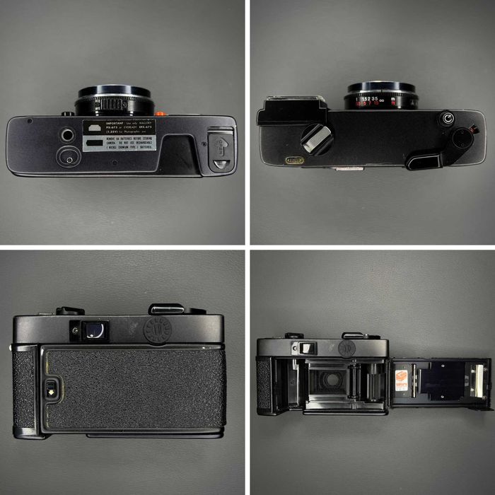 Плівковий вінтажний фотоапарат Konica C35 EF Japan тестован з плівкою