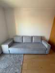 Sofá-Cama 3 Lugares - Semi Novo - Cinza - Perfeitas Condições!