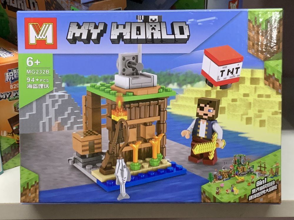 Лего Манкрафт 8 в 1 (My world)