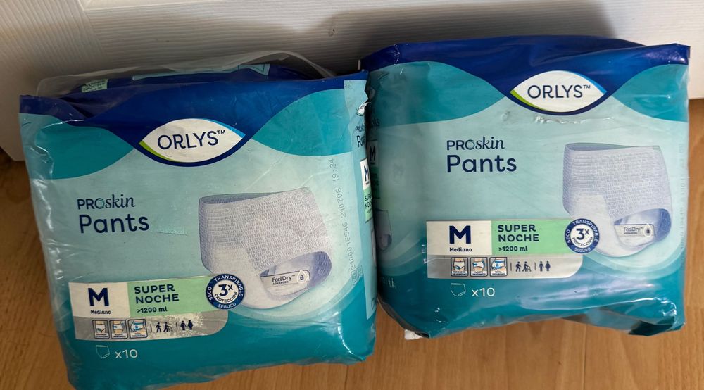 Pieluchomajtki Orlys Proskin Pants, Super Nocne( > 1200 ml), r.M