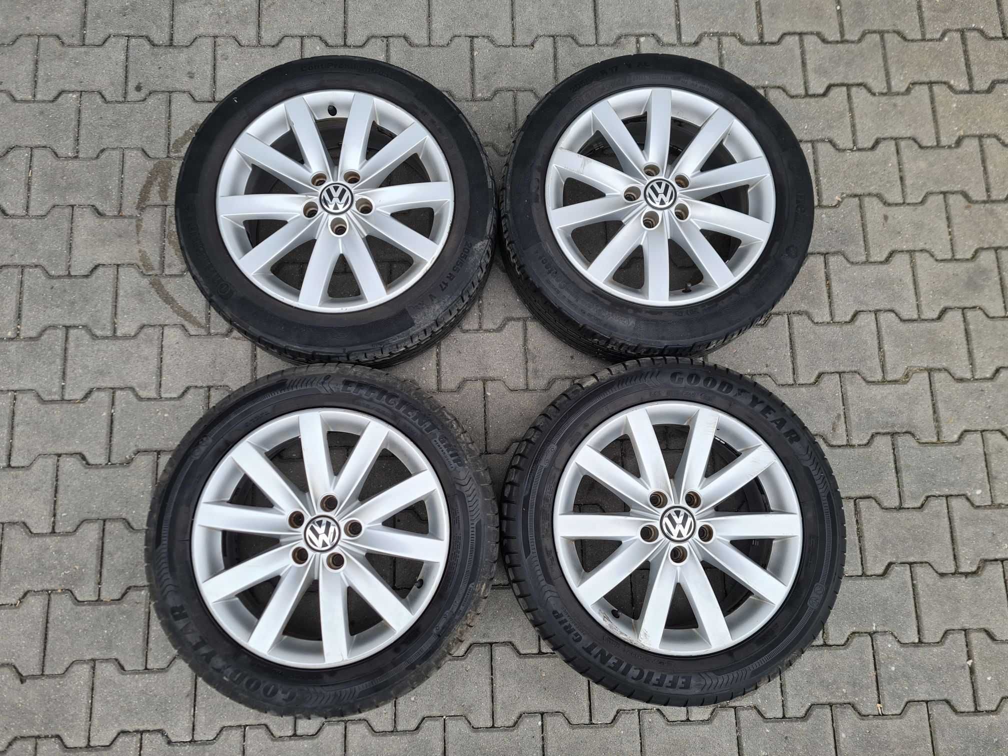 Felgi z oponami VW 5x112 17" cali