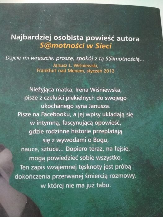 Książka "Na Fejsie z moim synem" oprawa miękka