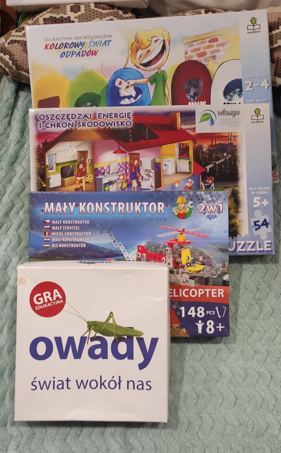 Gry dziecięce + puzzle + kontruktor