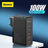 Зарядное устройство Baseus GaN II 100W + кабель USB-C 100W Гарантия!