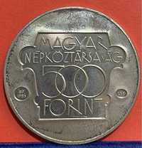 Moeda Hungria 500 Forint 1985