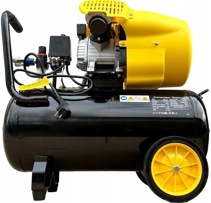 КОМПРЕСОР 50L  масляний поршневий компресор повітряний 2 циліндри