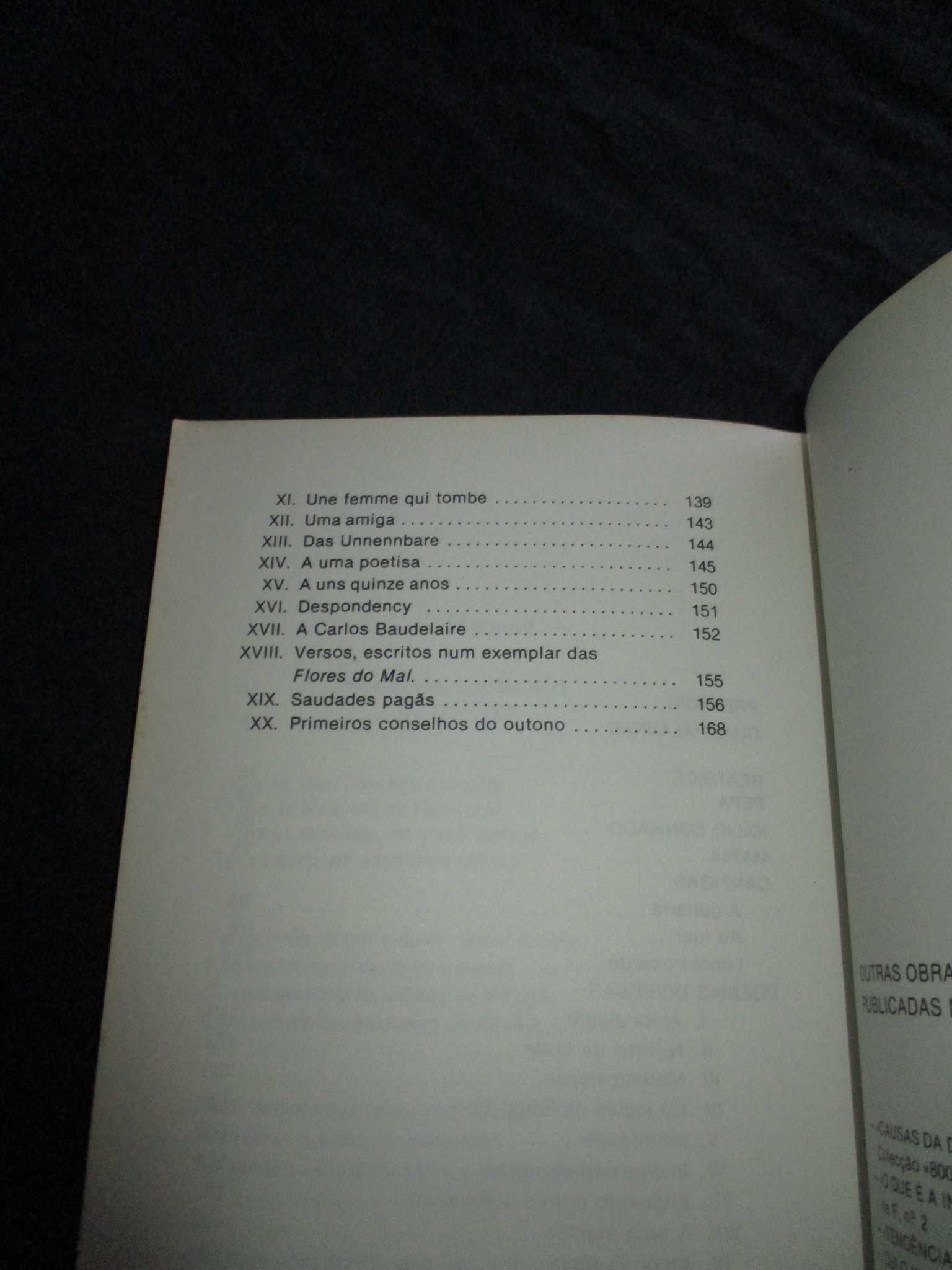 Livro Primaveras Românticas Antero de Quental