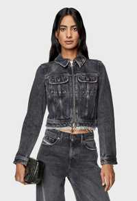 Diesel жіноча сіра джинсова куртка DE-SLIMMY-Z-S