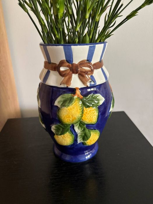 Wazon Italian ręcznie malowany