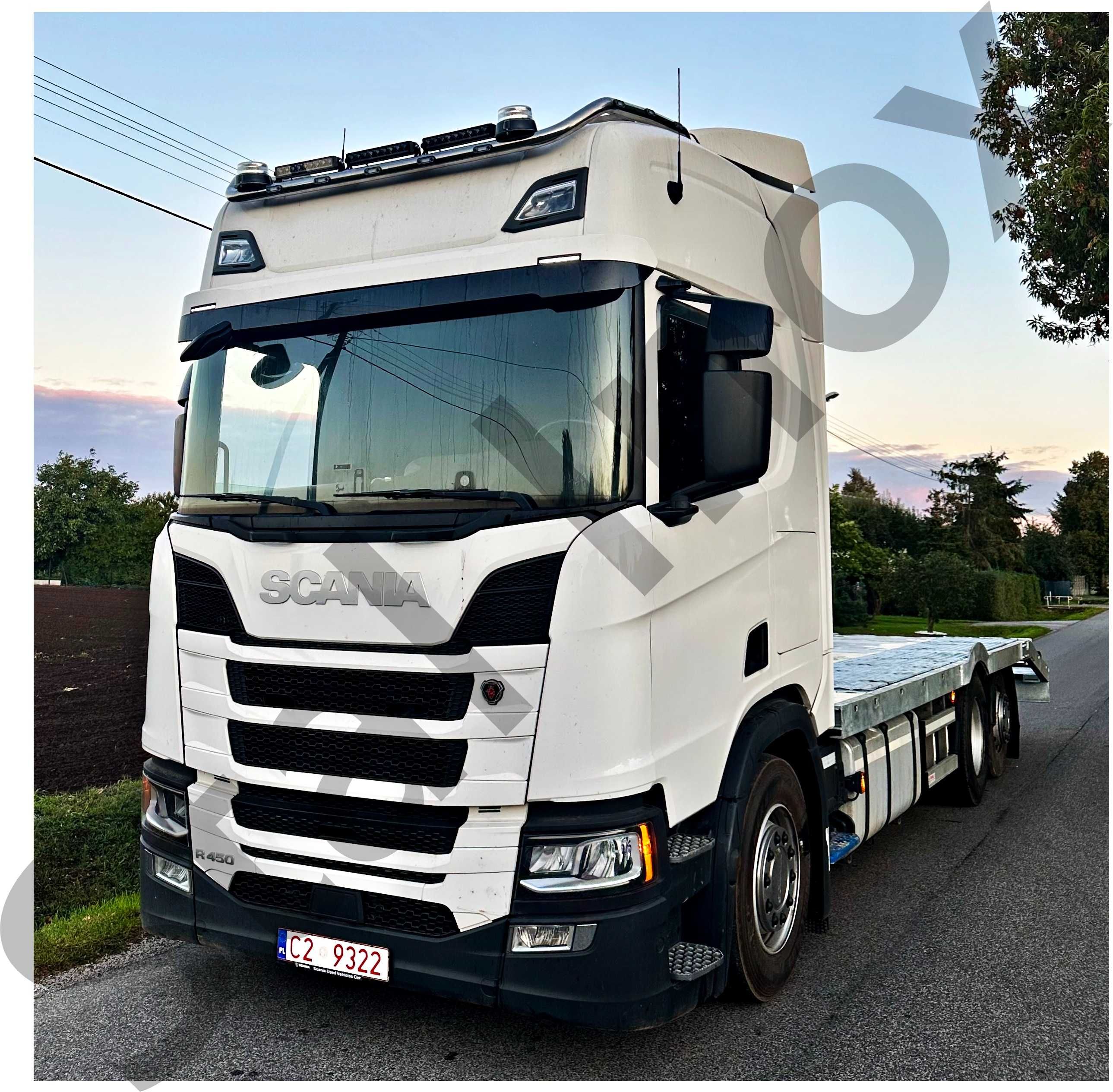 Orurowanie górne Scania Next Gen, oświetlenie led, panele ledowe