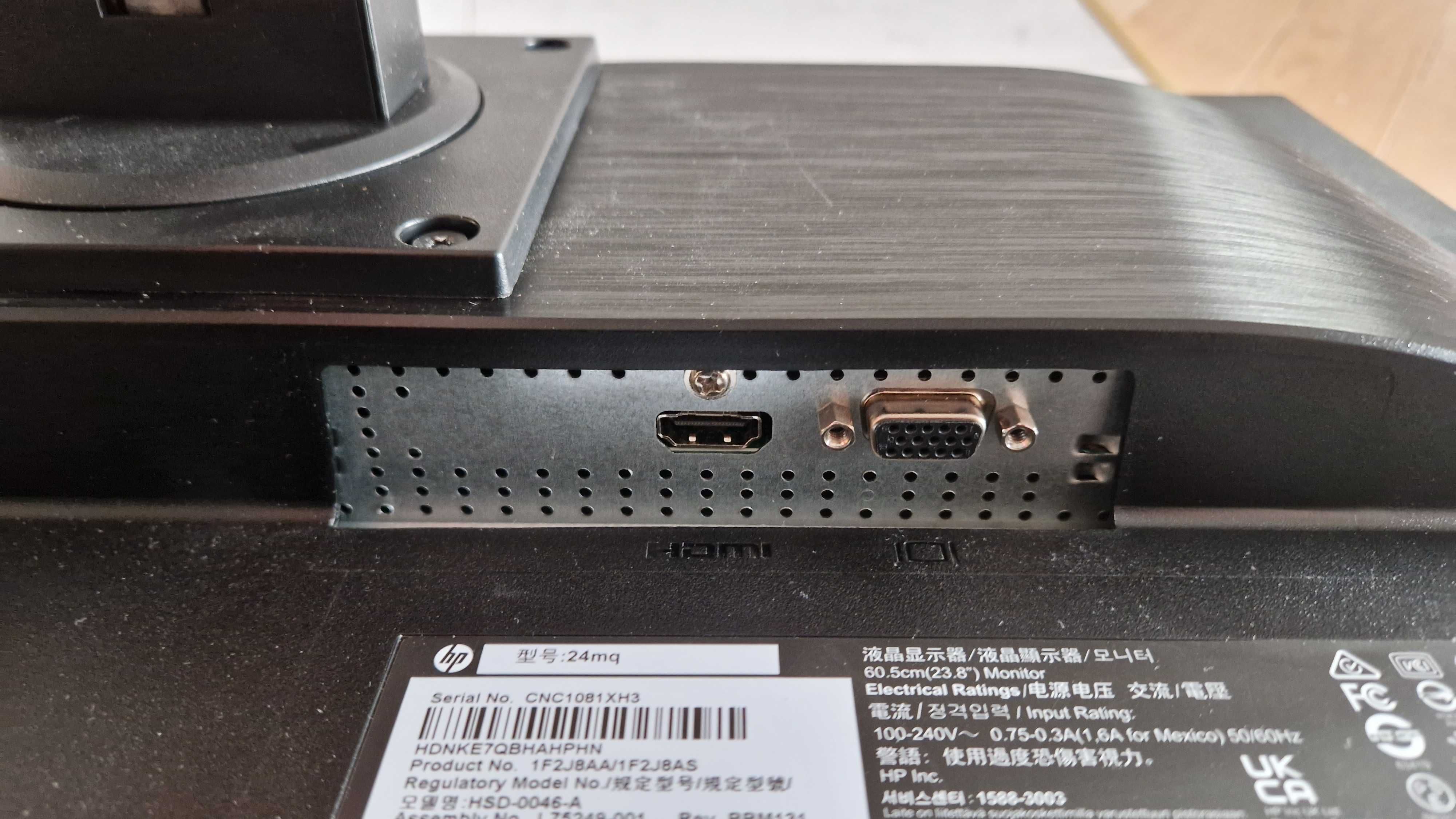 Monitor LED HP 24mq 23,8 " 2560 x 1440 px IPS / PLS