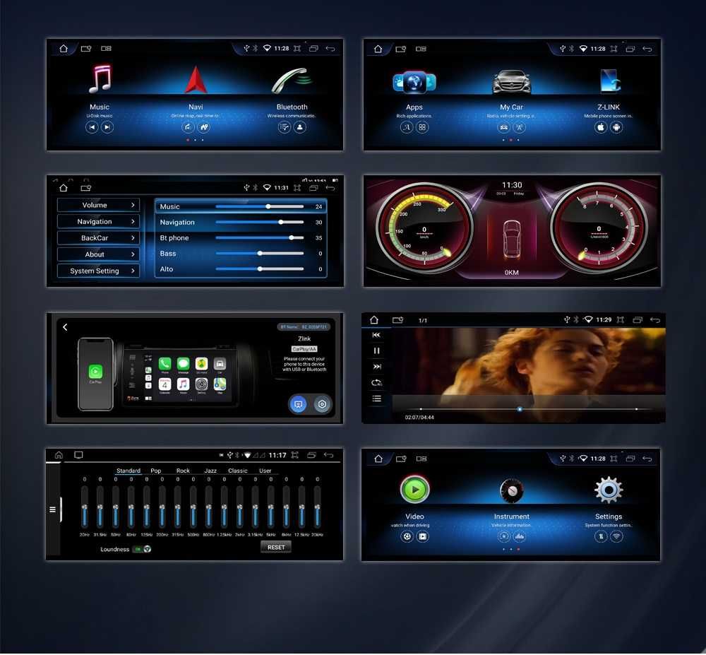 CarPlay Android Radio DAB USB GPS WiFi 4G 10,25 Mercedes E W212 NTG5.0
