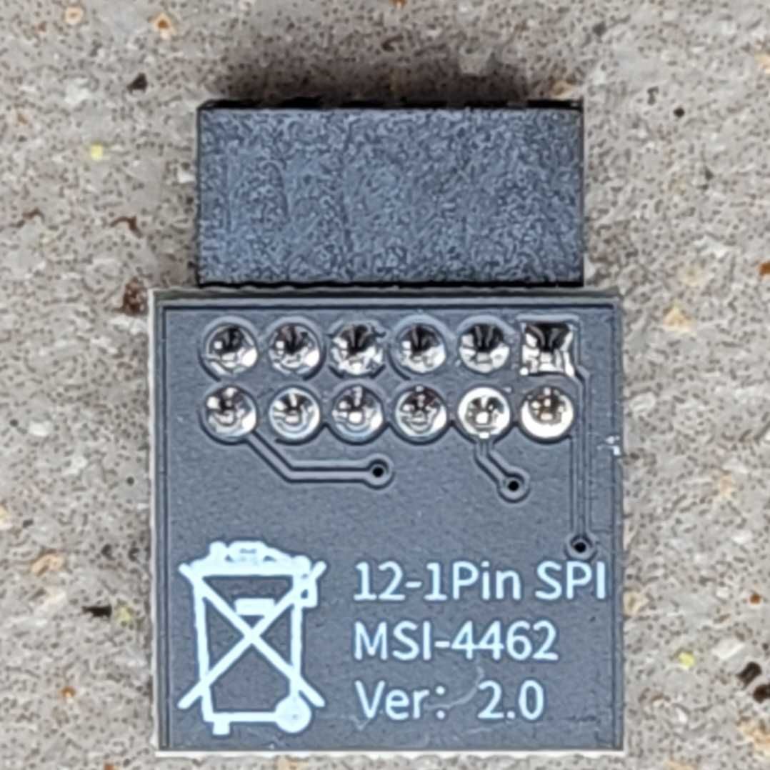 Moduł TPM2.0 MSI Windows 11 chip Infineon Optiga