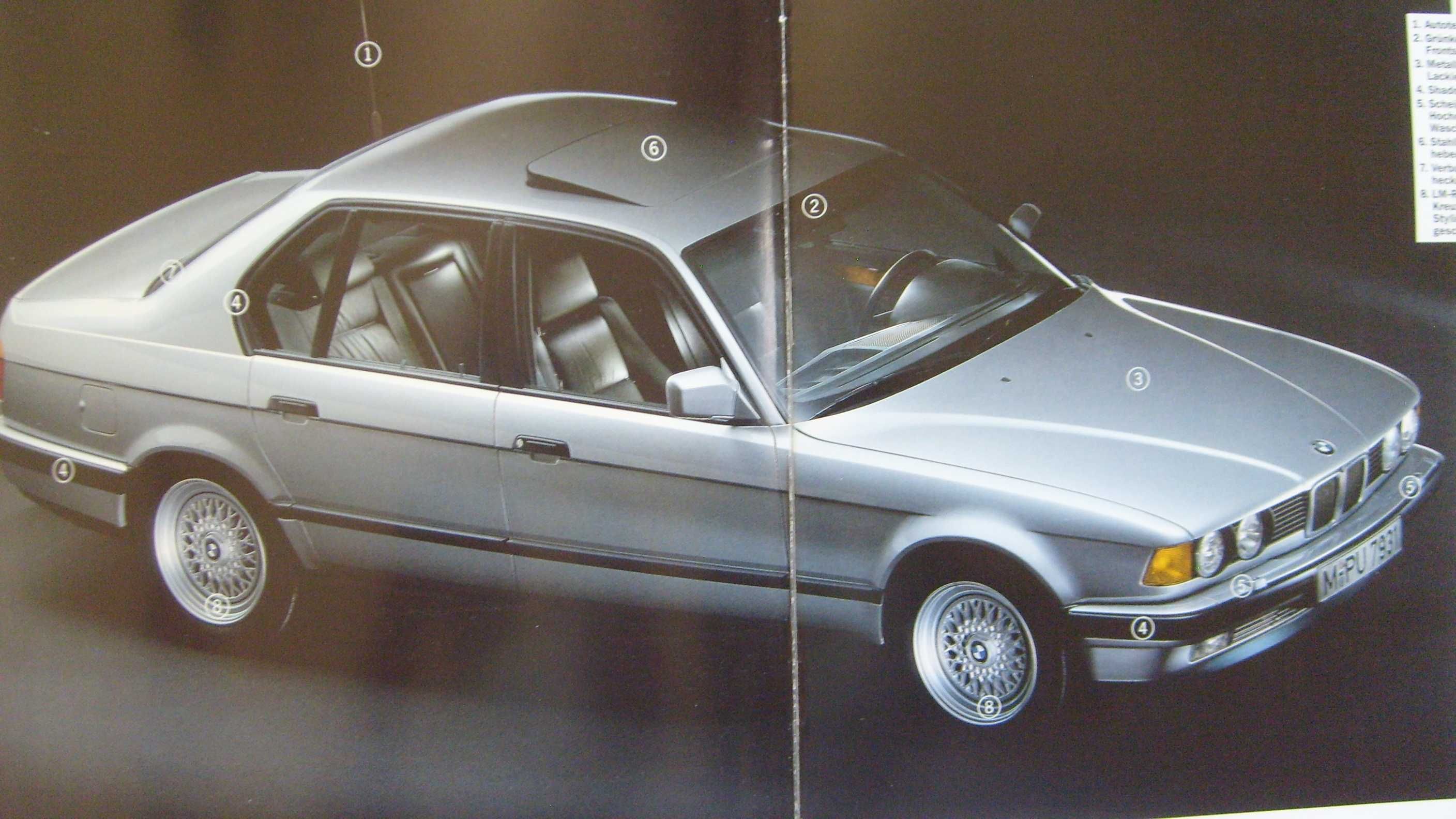 BMW 7 E32 / Prospekt - Wyposażenie dodatkowe 1991 * WYPRZEDAŻ  !