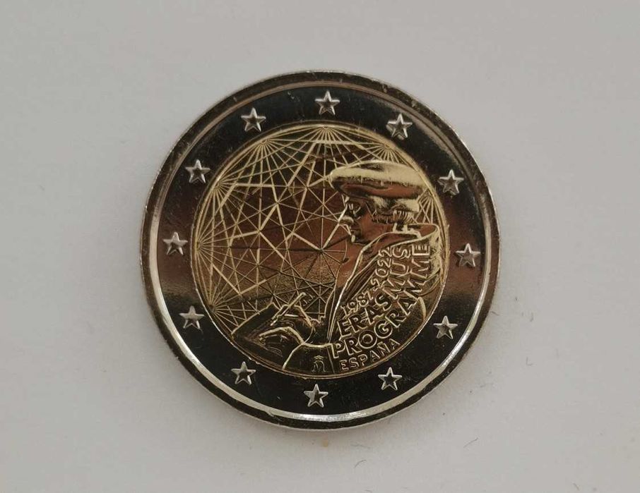 2 euro Comemorativa Erasmus 2022 Portugal Malta...