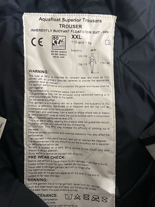 Spodnie wypornosciowe Mullion XXL