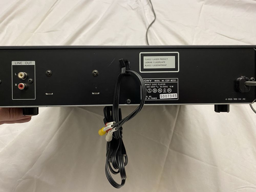 sony compac disc player cdp-M201