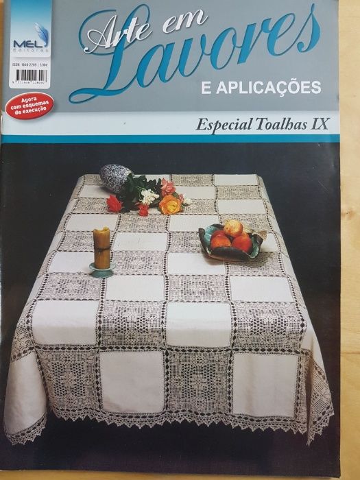 Revistas Arte em Lavores e aplicações - especial toalhas - Novas