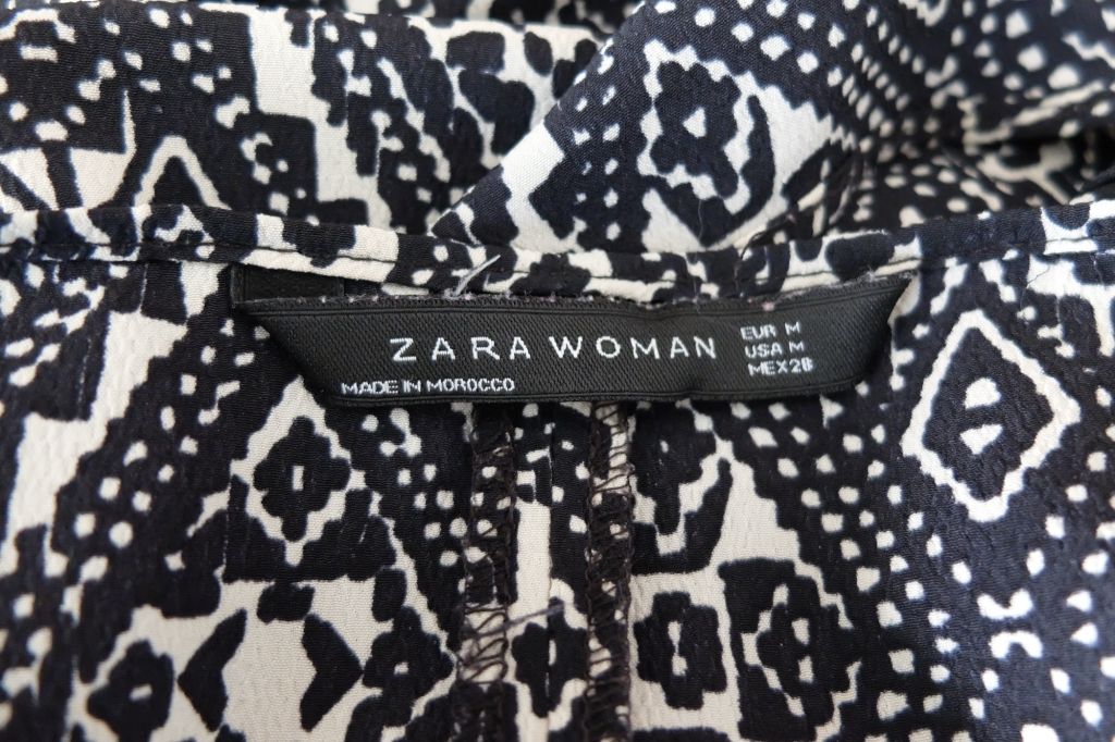 Vestido estampado Zara