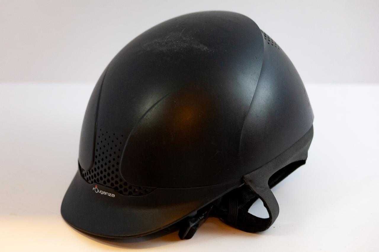 Kask jeździecki Fouganza Safety Black 53-55cm