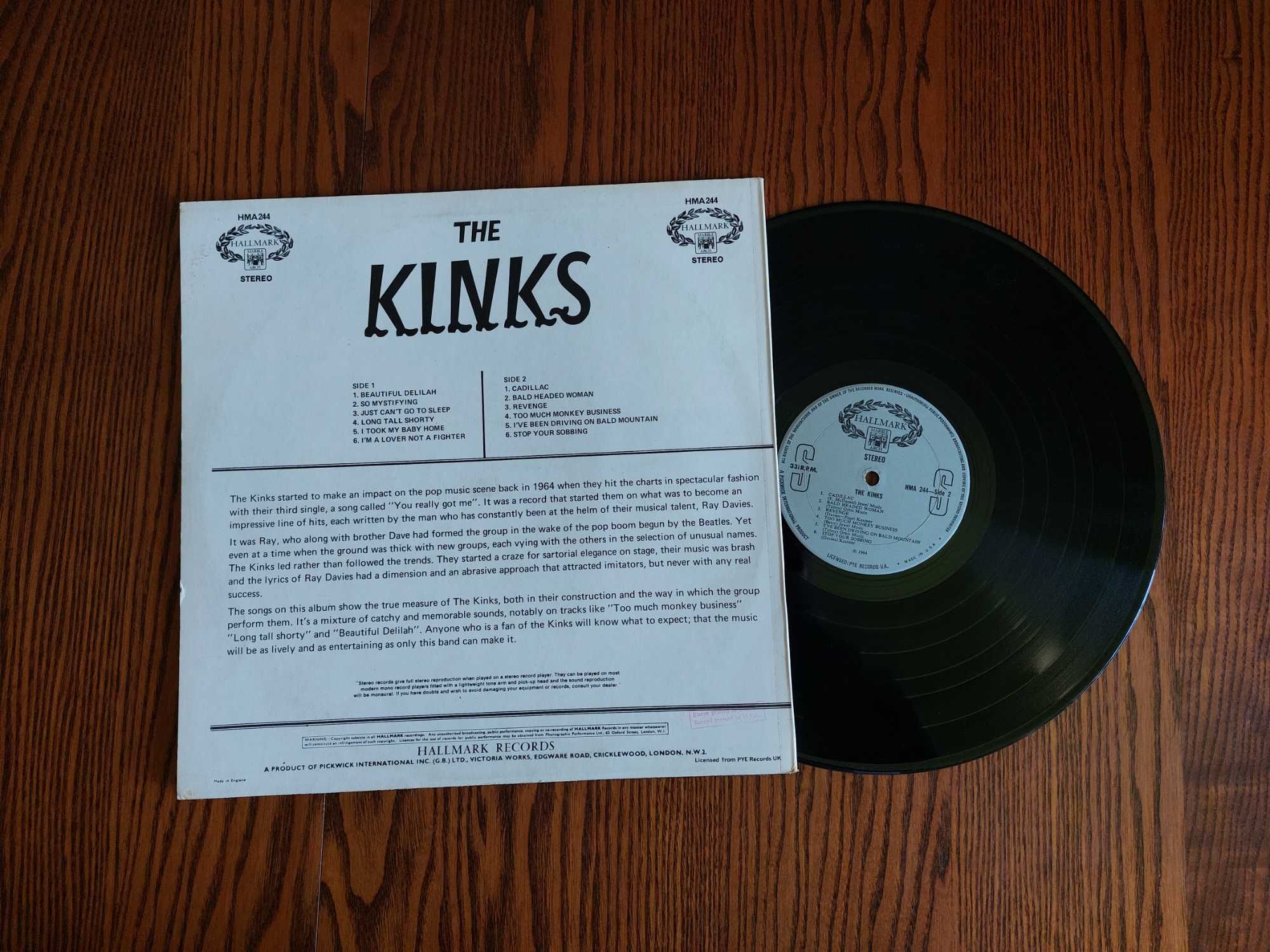 The Kinks – Kinks lp 5206 Press UK