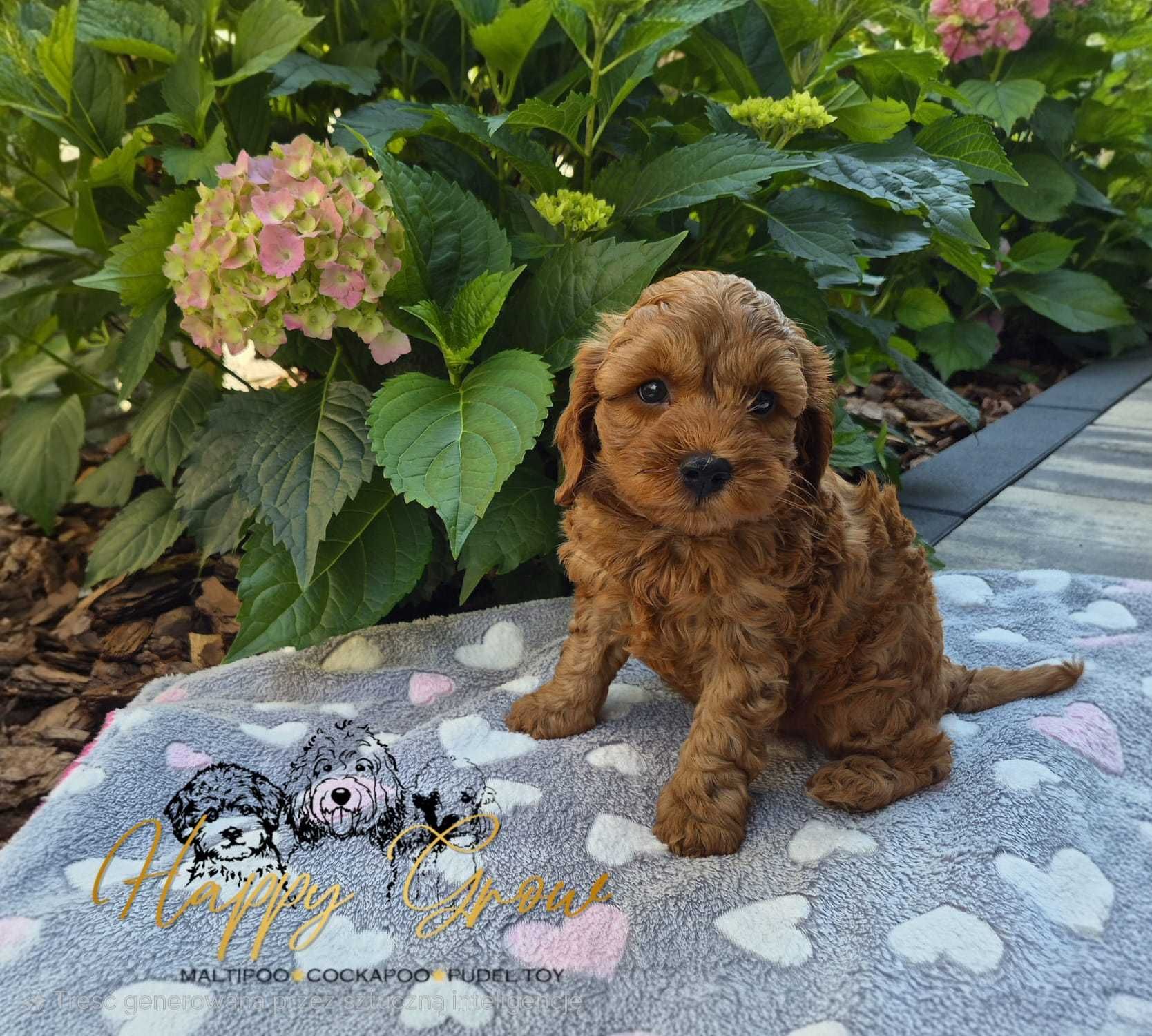 Cockapoo F1B Red Piesek Laki