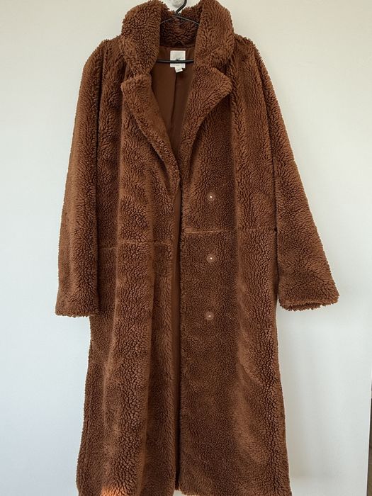 Шубка teddy h&m L пальто